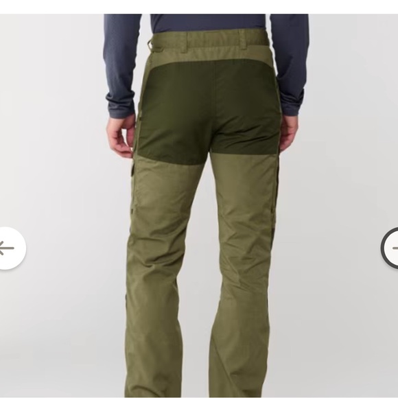 Fjallraven Mens Vidda Pro Ventilated Trousers Outdoor Hiking Pants Green 30-31” - Picture 4 of 16